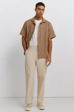 Springfield Chemise bowling manches courtes jacquard