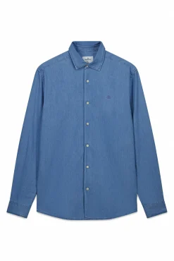 Best Springfield Chemise en denim bleu