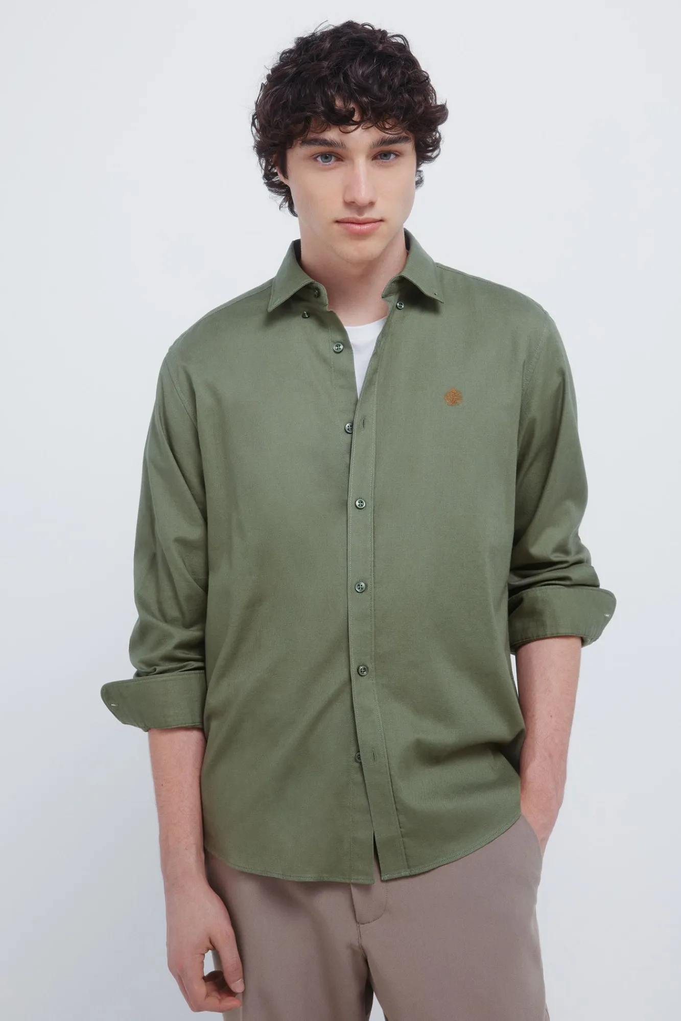 Hot Springfield Chemise en flanelle à coudières