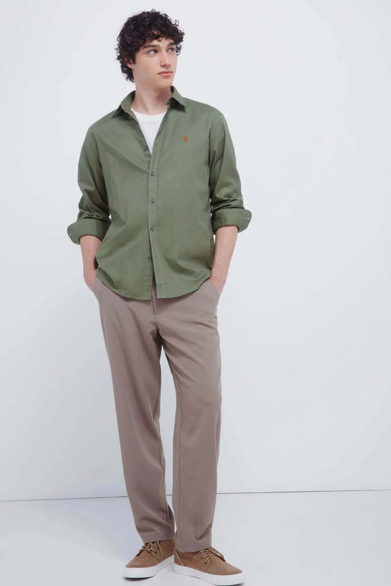 Hot Springfield Chemise en flanelle à coudières
