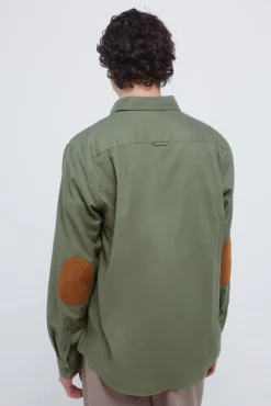 Hot Springfield Chemise en flanelle à coudières