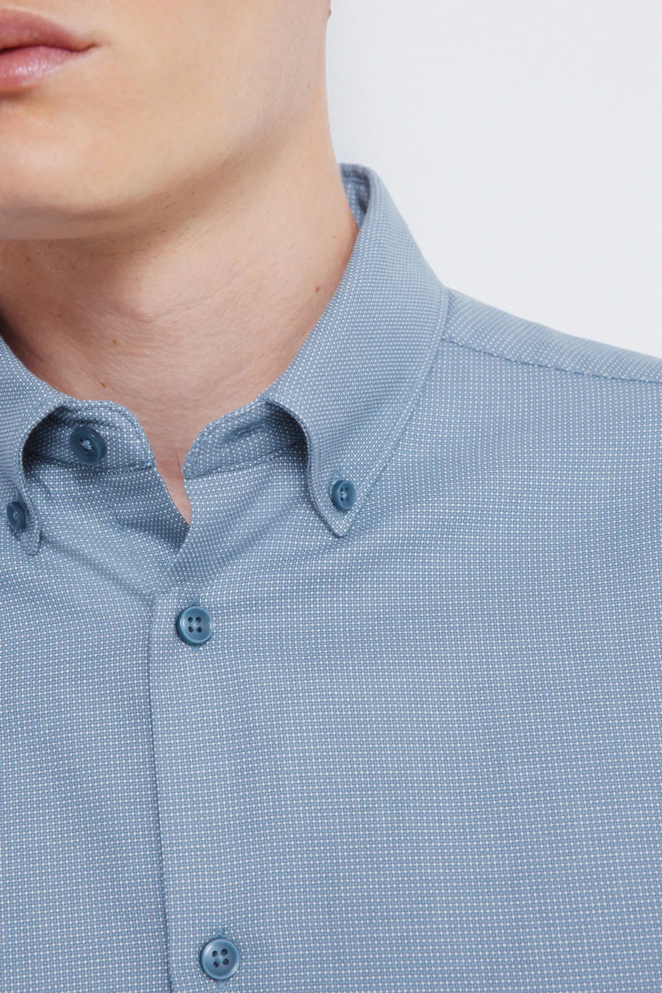 Sale Springfield Chemise habillée structurée bicolore