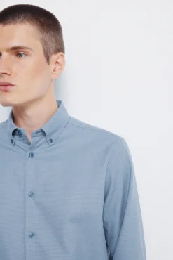 Sale Springfield Chemise habillée structurée bicolore