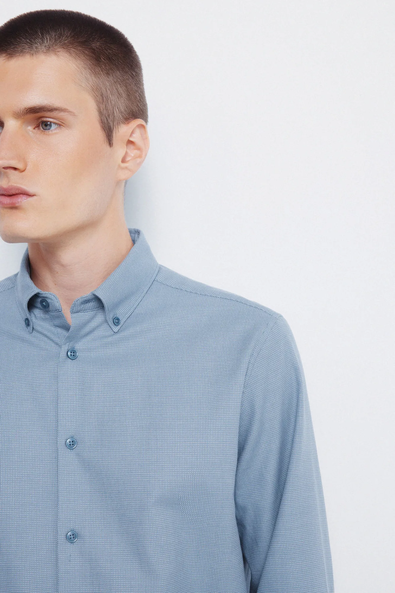 Sale Springfield Chemise habillée structurée bicolore