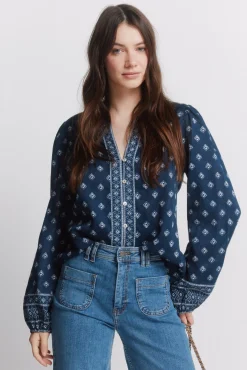 Springfield Chemise manches longues imprimée