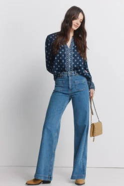 Springfield Chemise manches longues imprimée