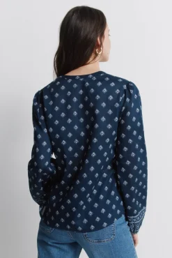 Springfield Chemise manches longues imprimée