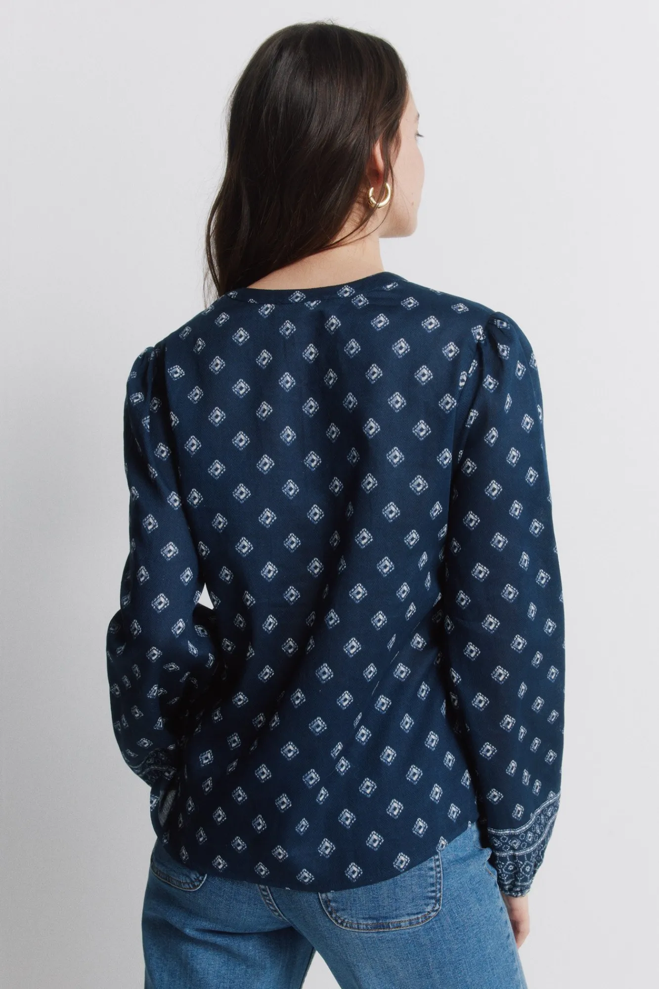 Springfield Chemise manches longues imprimée