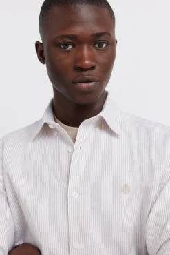Clearance Springfield Chemise oxford &agrave; rayures infroissable