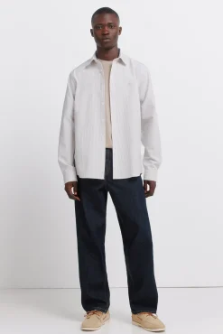 Clearance Springfield Chemise oxford à rayures infroissable