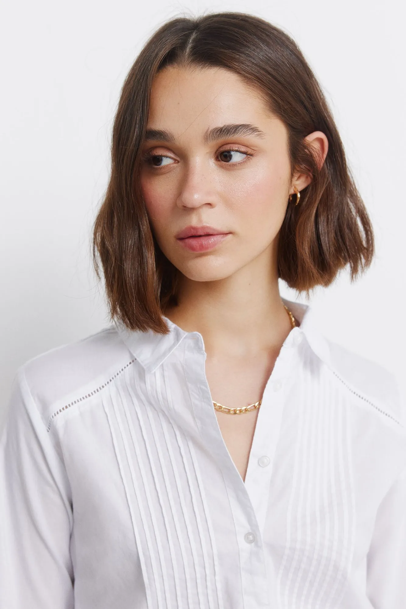Springfield Chemise plissée manches longues