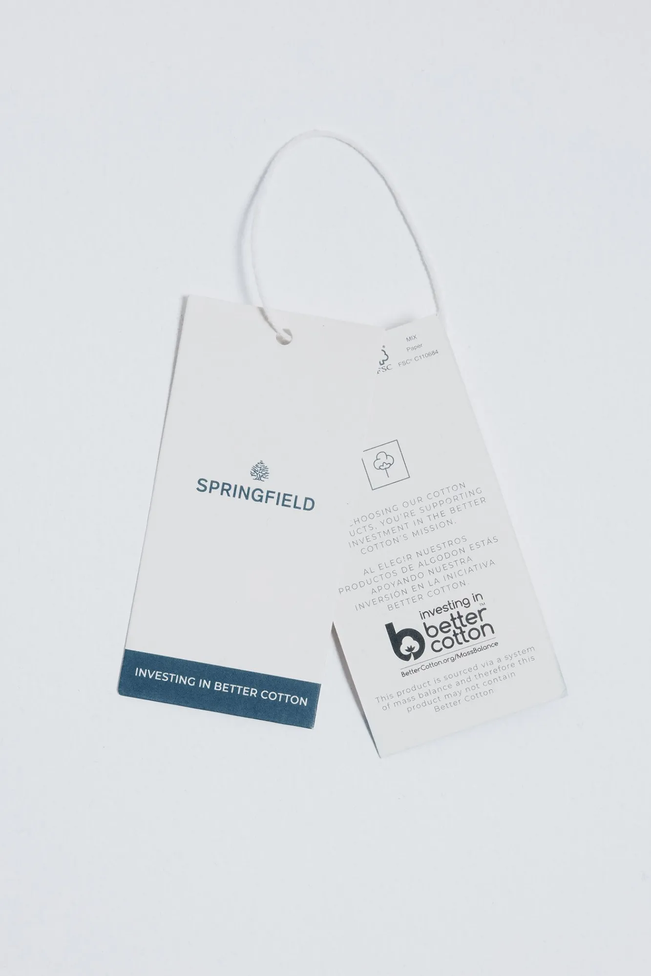 New Springfield Chemise rayures à boutons sur les épaules blanc