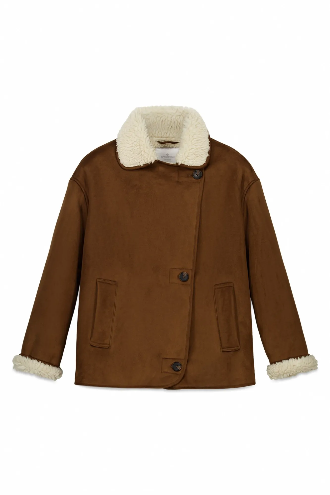 Outlet Springfield col en manteau vison