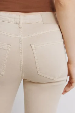 New Springfield Couleur du jeans Kick Flare marron