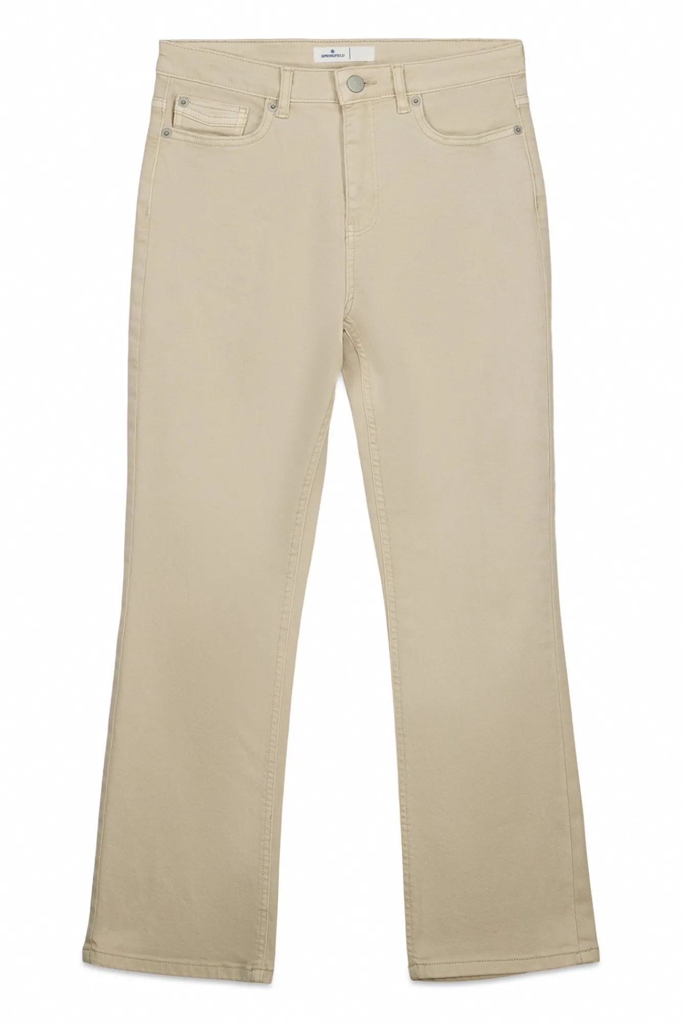 New Springfield Couleur du jeans Kick Flare marron