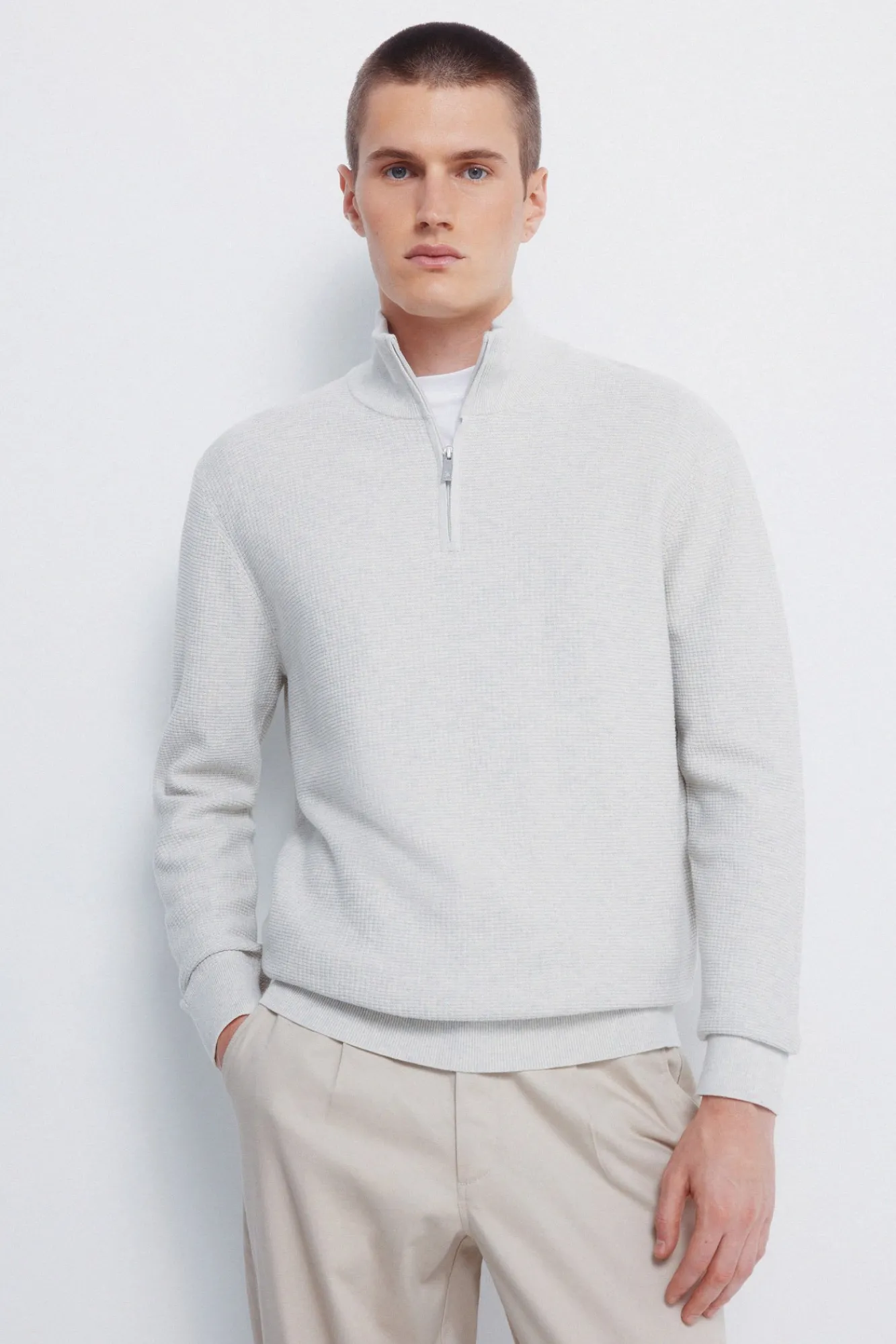 Hot Springfield Fermeture pull uni gris