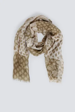 Best Springfield Foulard multi-imprim&eacute; beige