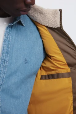 Discount Springfield Gilet matelassé contrasté imprimé