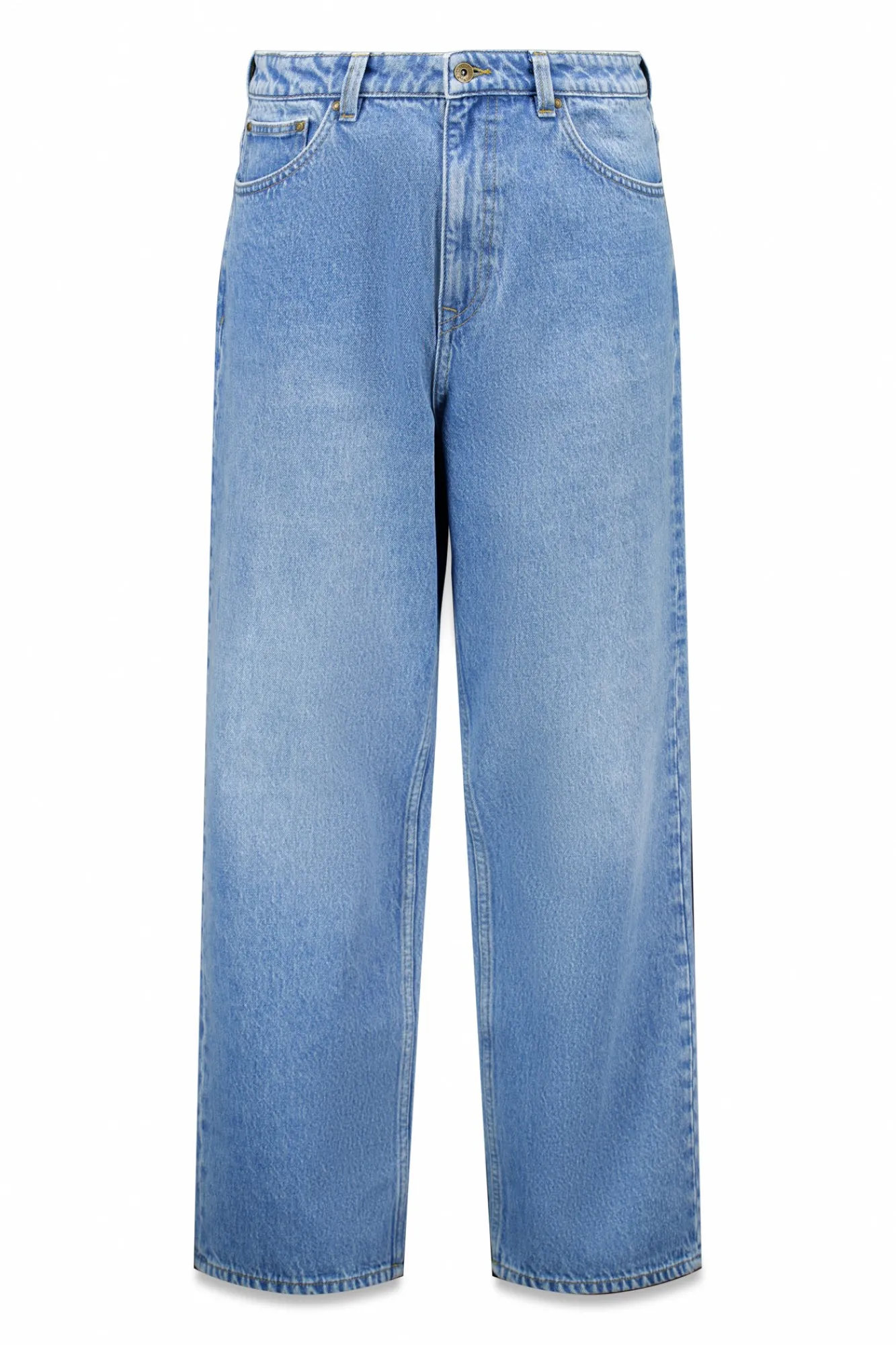 Sale Springfield Jean large à délavage moyen bleu