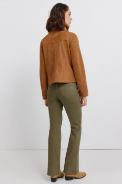Outlet Springfield Jeans Bootcut beige