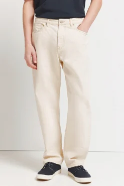 Discount Springfield Jeans coupe droite écru blanc