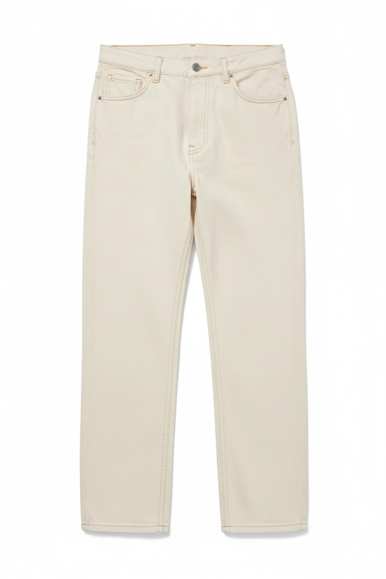 Discount Springfield Jeans coupe droite écru blanc