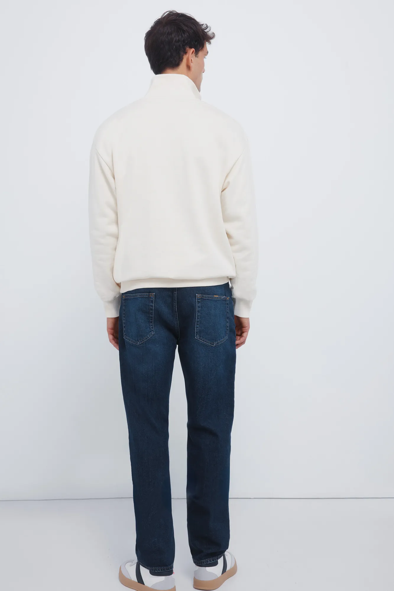 Clearance Springfield Jeans coupe régulière délavé foncé bleu
