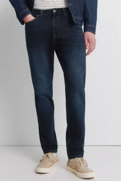 Outlet Springfield Jeans d&eacute;lavage fonc&eacute; slim fit bleu