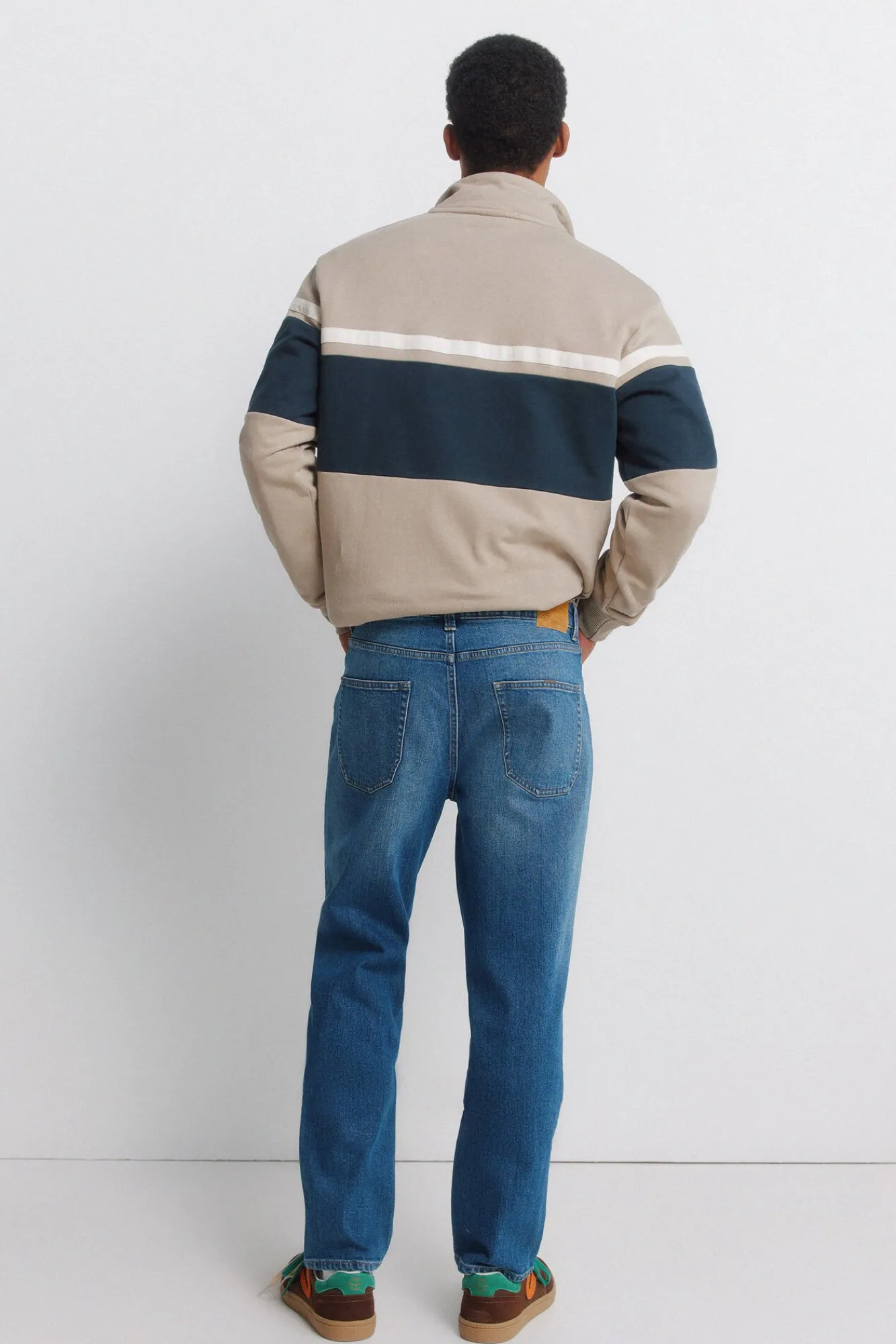 Hot Springfield Jeans délavage moyen regular fit bleu