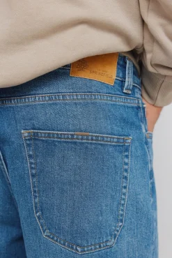 Hot Springfield Jeans délavage moyen regular fit bleu