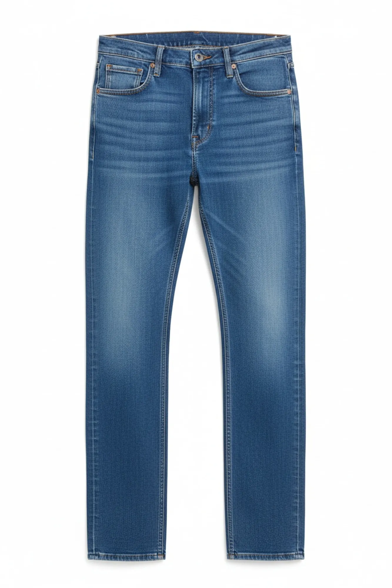 Discount Springfield Jeans délavage moyen slim fit bleu