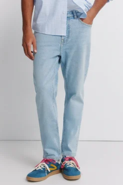 Springfield Jeans d&eacute;lav&eacute; clair slim bleu