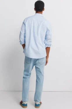 Springfield Jeans délavé clair slim bleu
