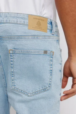 Springfield Jeans délavé clair slim bleu