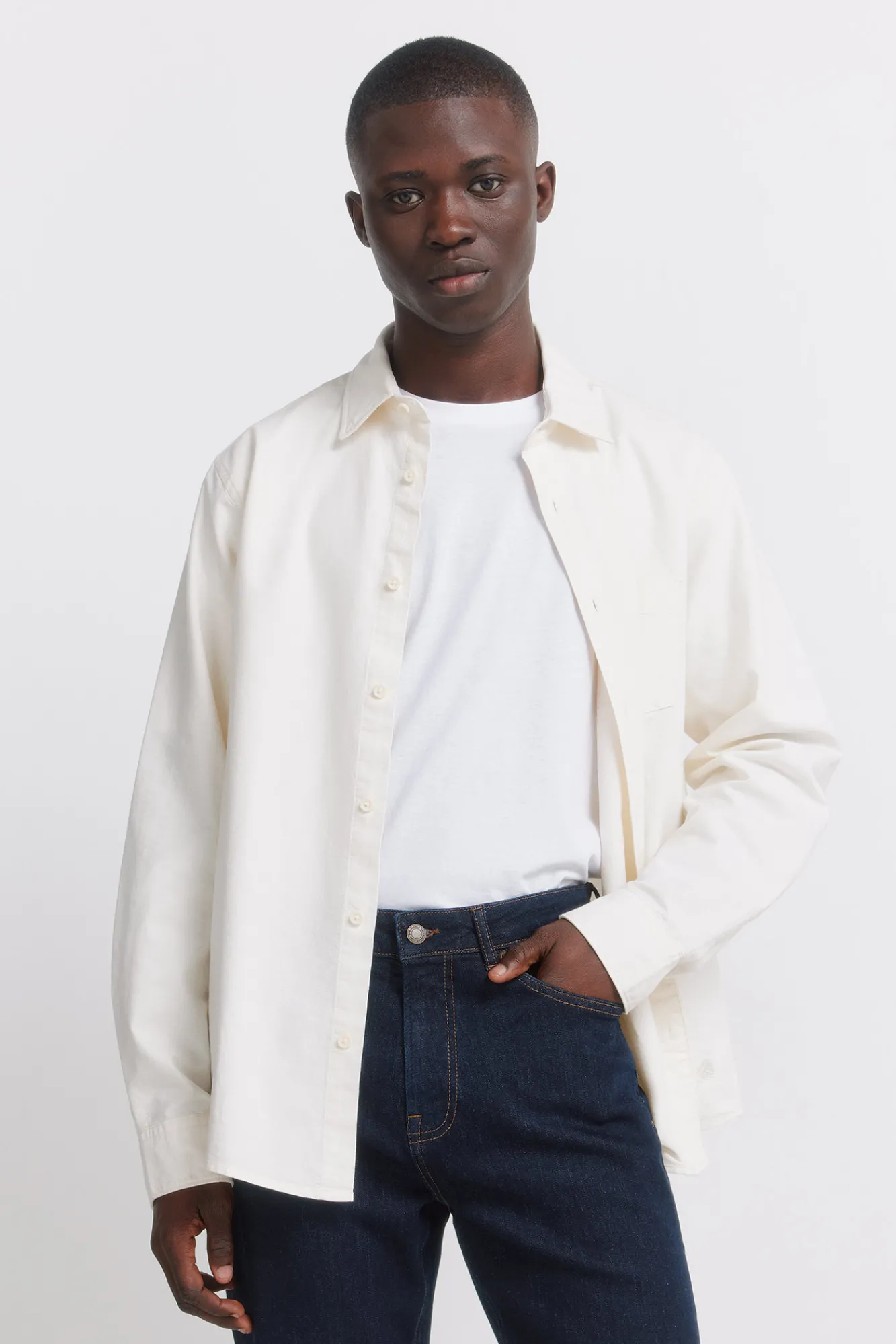 Hot Springfield Jeans désencollé slim fit bleu