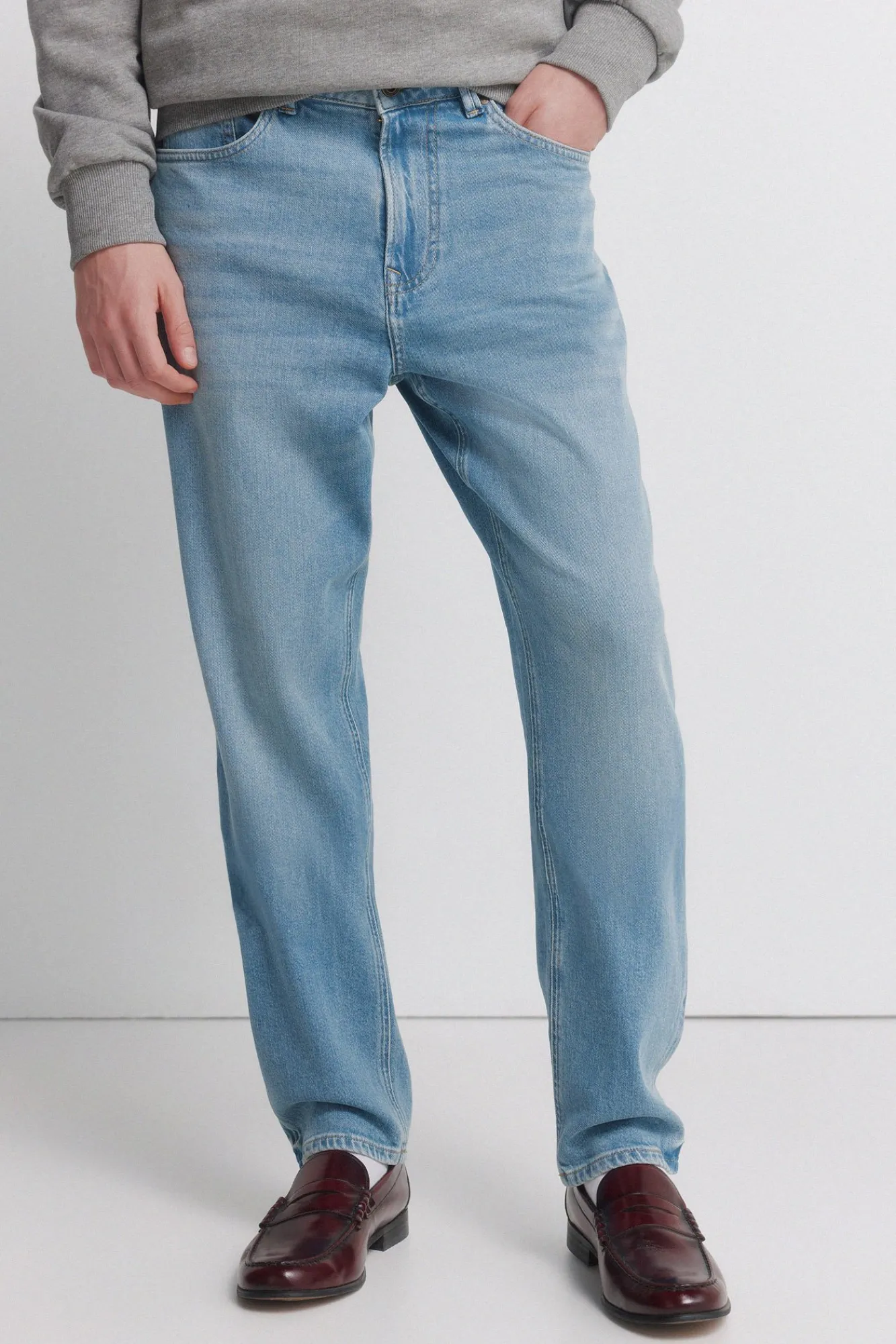 Online Springfield Jeans lavage clair moyen coupe regular bleu