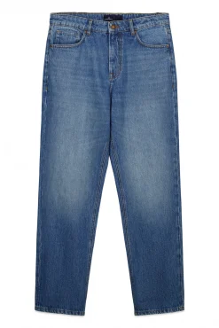 New Springfield Jeans lavage moyen coupe droite bleu