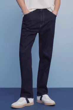 Online Springfield Jeans lav&eacute; d&eacute;sencoll&eacute; bleu