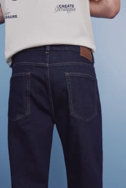 Online Springfield Jeans lavé désencollé bleu