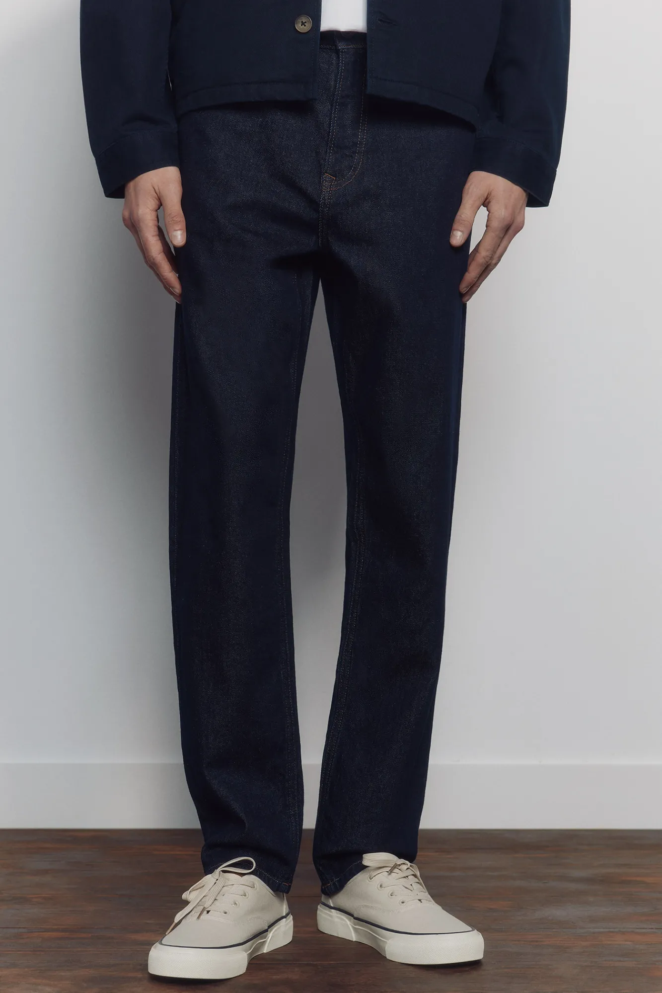 Discount Springfield Jeans lavé désencollé coupe droite bleu