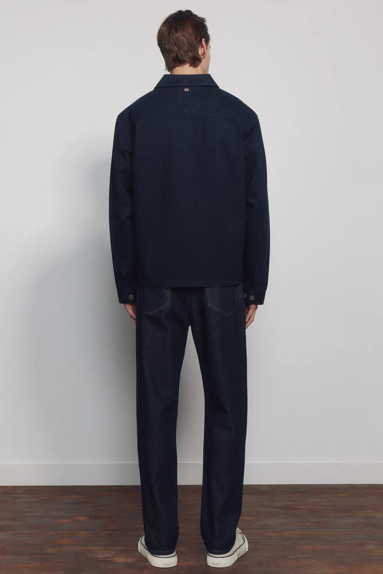 Discount Springfield Jeans lavé désencollé coupe droite bleu