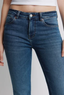 Clearance Springfield Jeans Low Flare taille moyenne bleu
