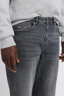 Outlet Springfield Jeans noir délavé slim fit gris