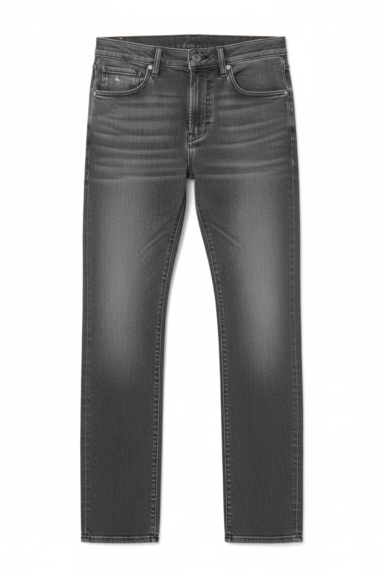 Outlet Springfield Jeans noir délavé slim fit gris