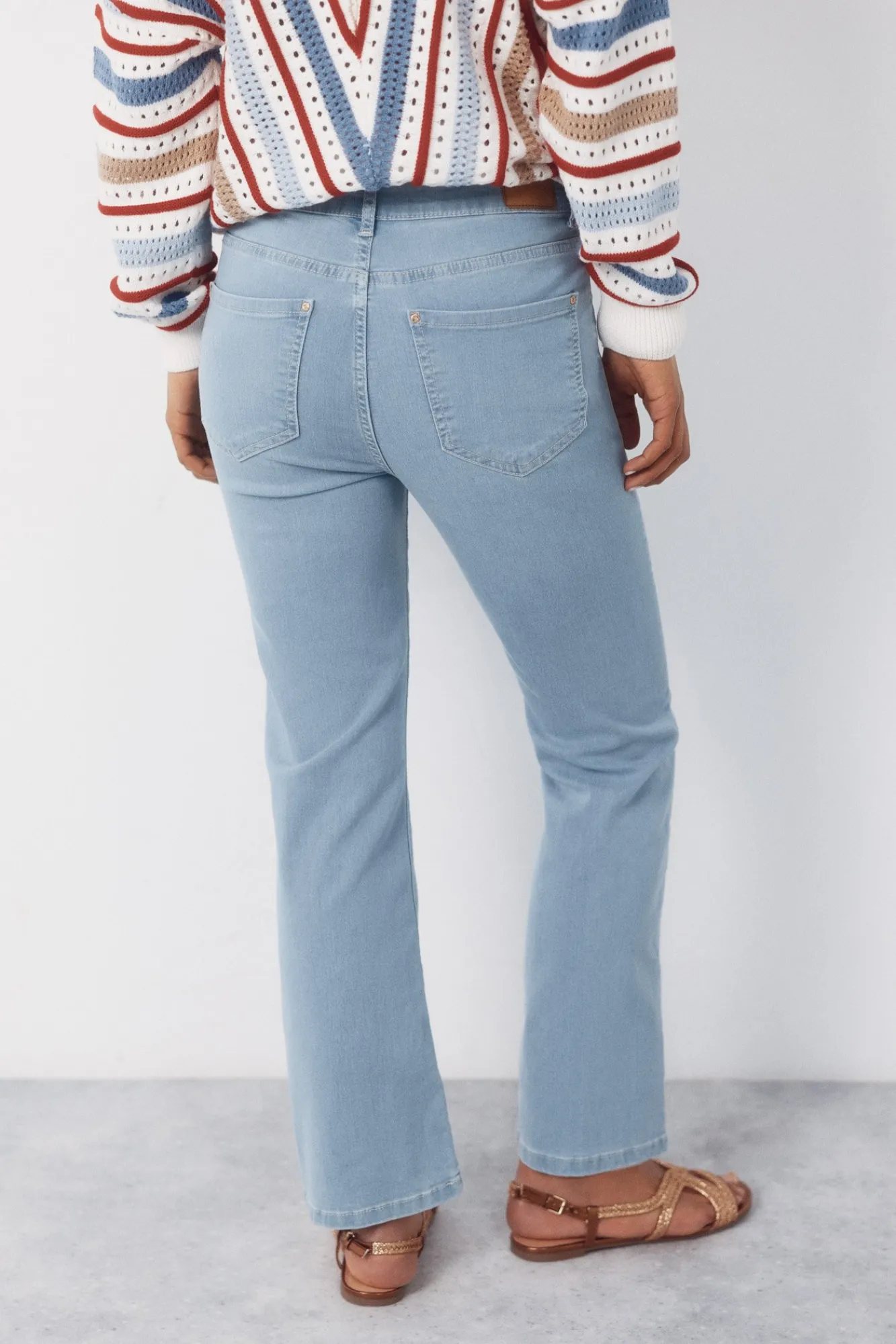Sale Cortefiel Jeans Sensational Campana Crop