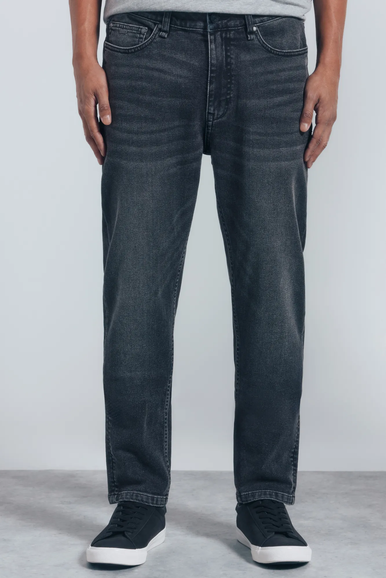 Clearance Springfield Jeans skinny délavé foncé gris