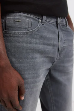 Best Springfield Jeans skinny foncé gris