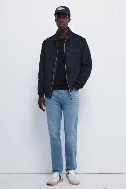 Sale Springfield Jeans slim à délavage moyen bleu