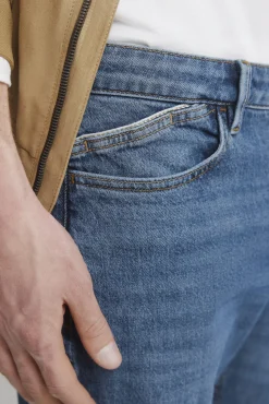 Hot Springfield Jeans slim délavage foncé moyen bleu