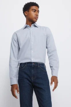 Sale Springfield Jeans slim délavé foncé bleu